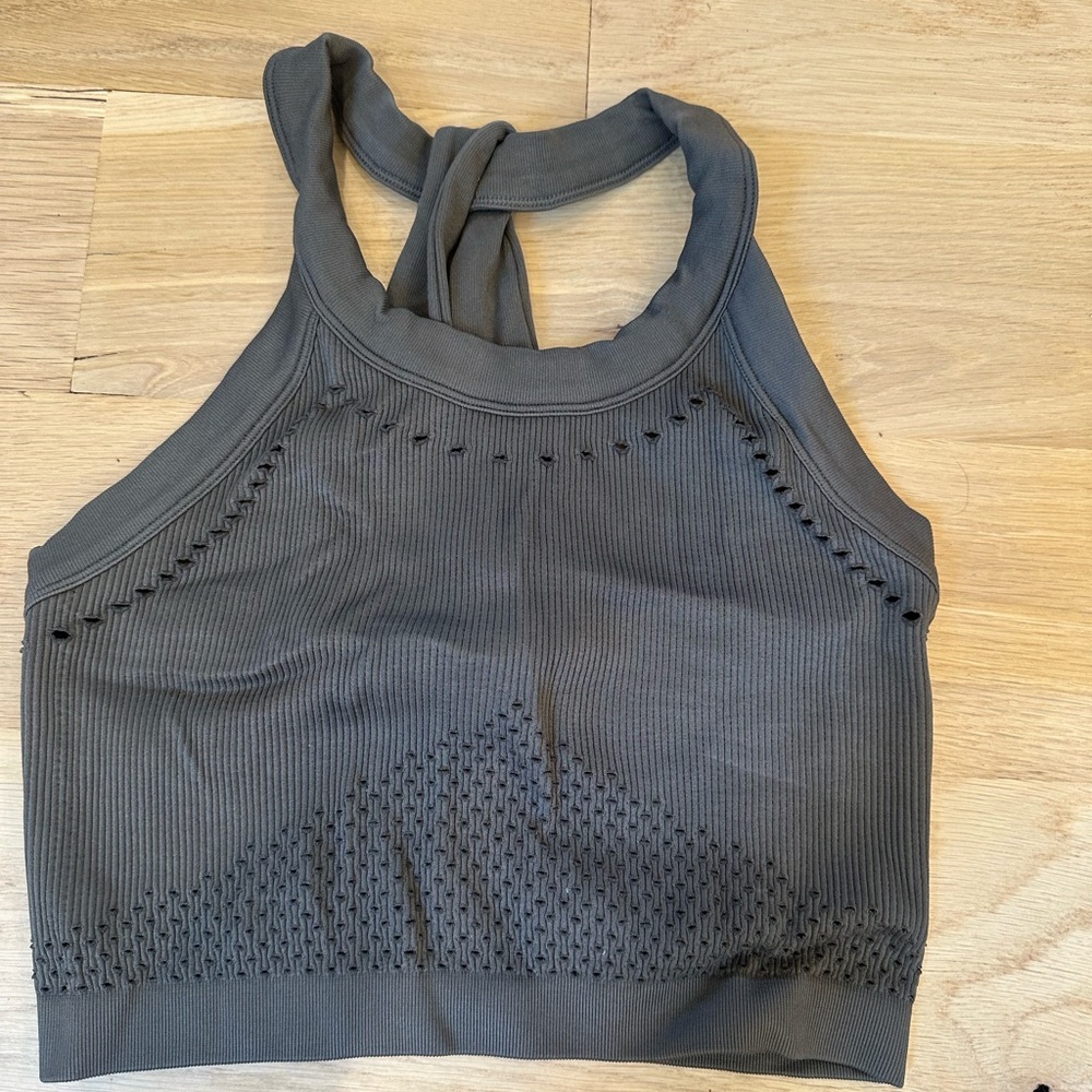 FP Movement by Free People Olive Green Sports Bra